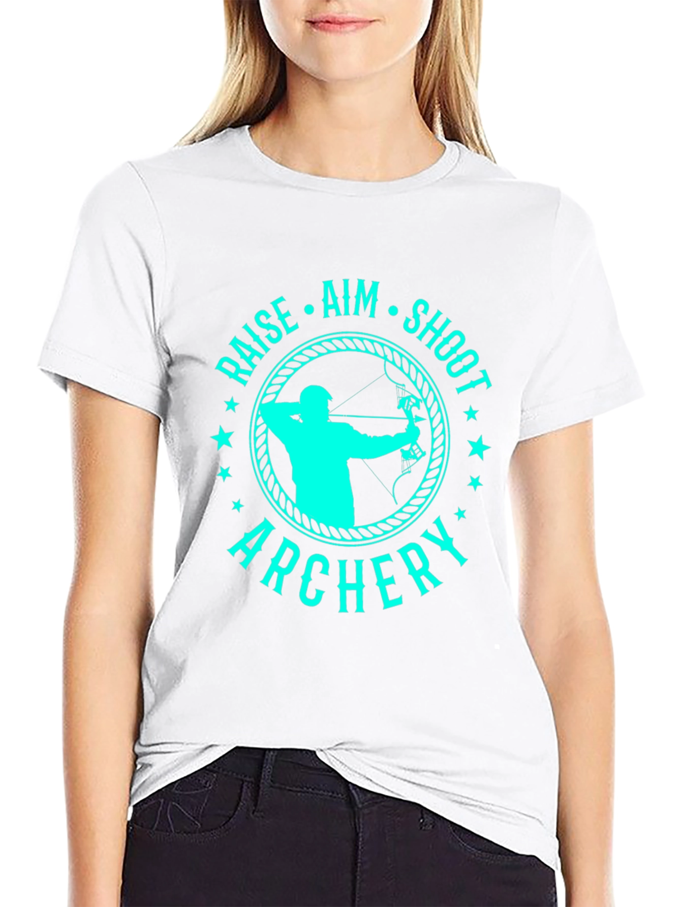 Archery T-Shirt - Raise Aim Shoot Tee