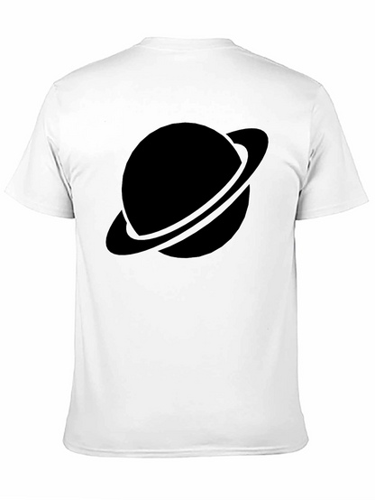 Black Planet Graphic Tee - Saturn Style