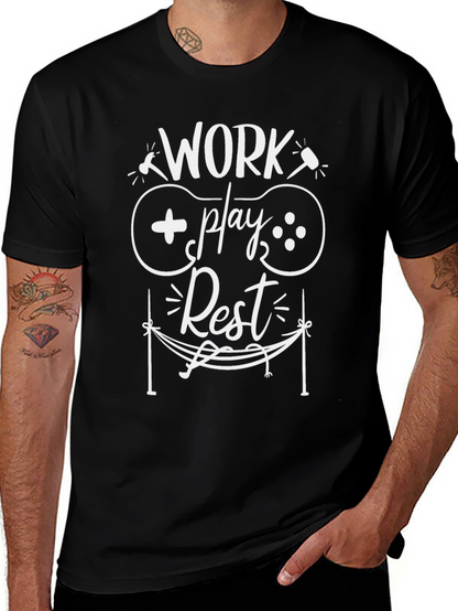 Work Play Rest Graphic Tee