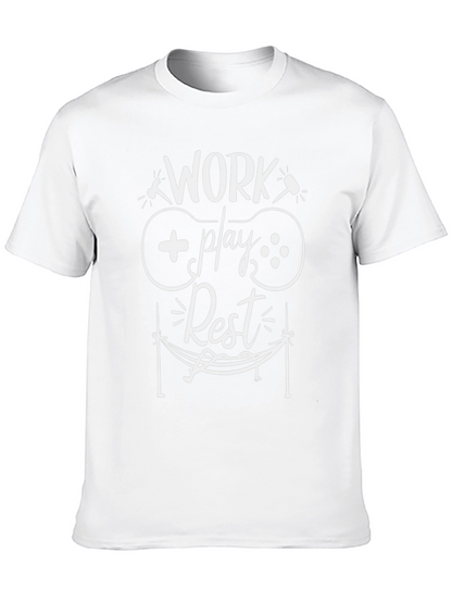 Work Play Rest Graphic Tee
