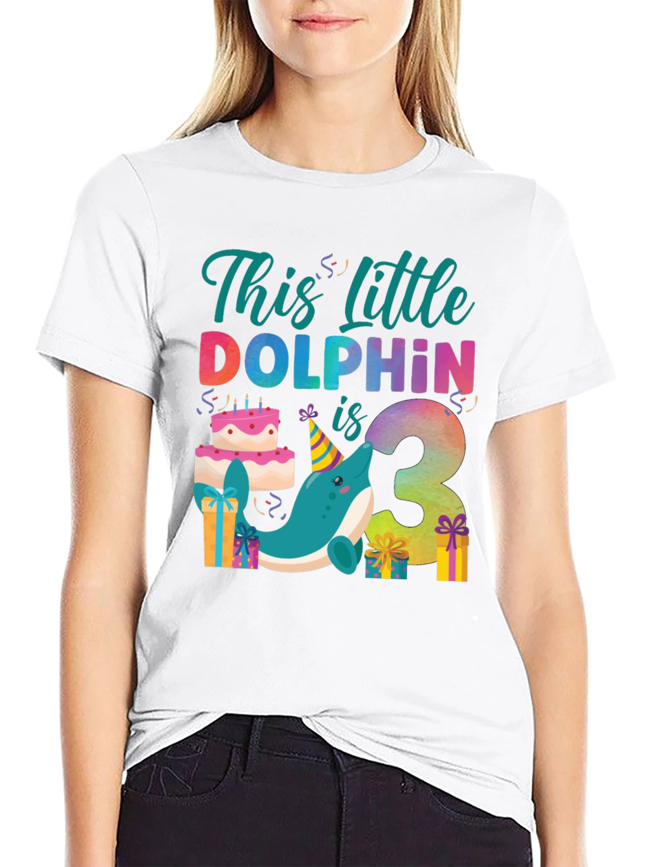 3rd Birthday Dolphin T-Shirt