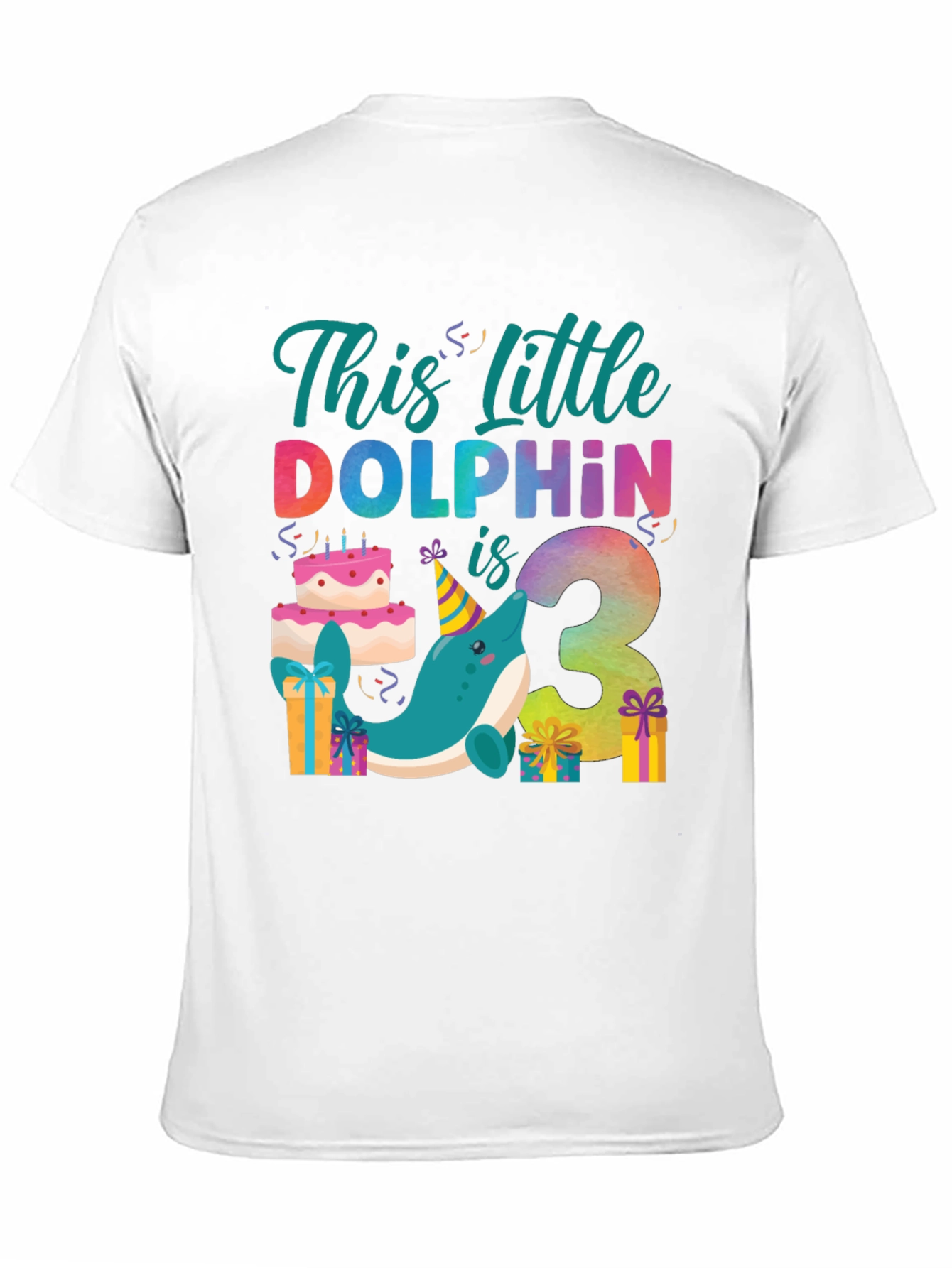 3rd Birthday Dolphin T-Shirt