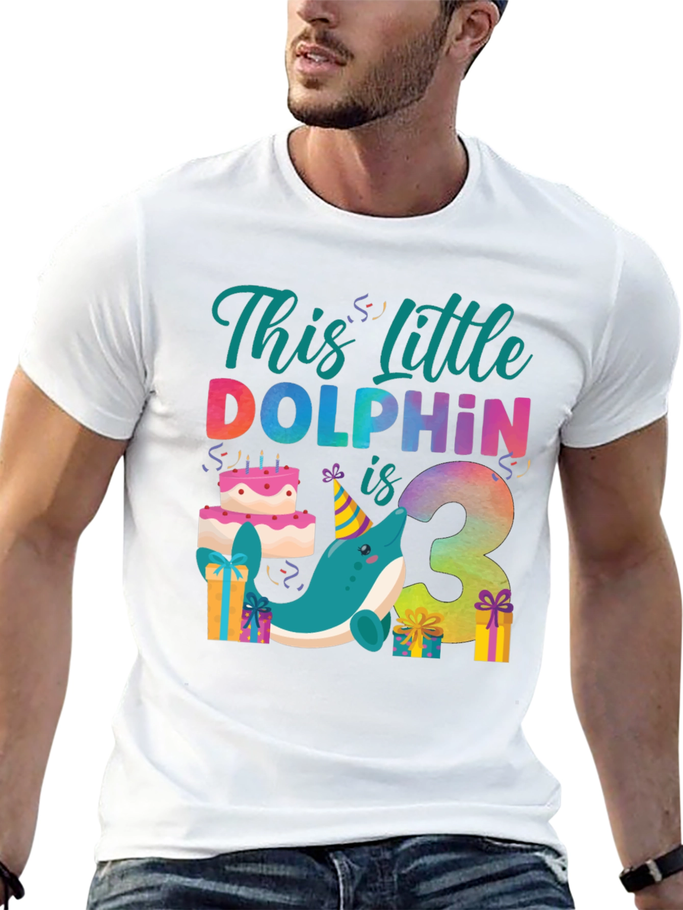 3rd Birthday Dolphin T-Shirt