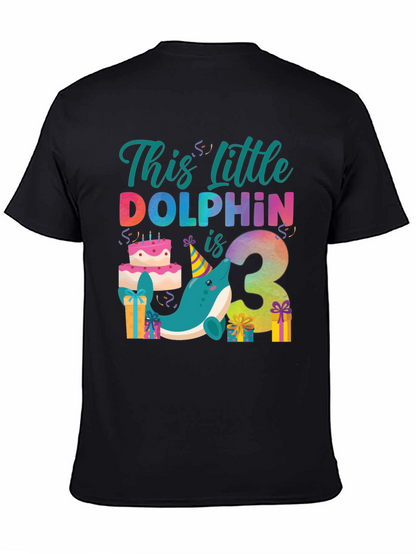 3rd Birthday Dolphin T-Shirt
