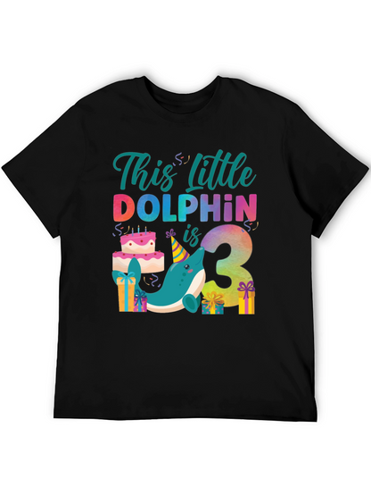 3rd Birthday Dolphin T-Shirt