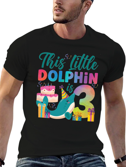 3rd Birthday Dolphin T-Shirt