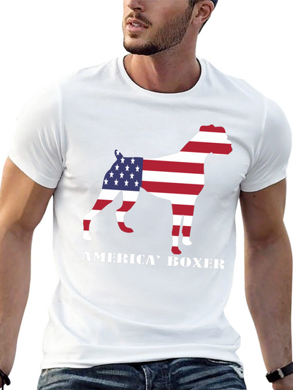 America Boxer Graphic T-Shirt