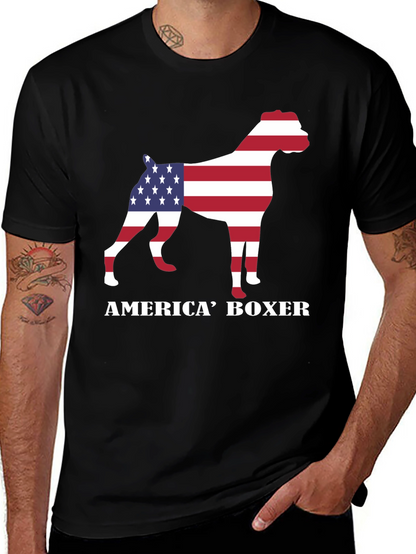 America Boxer Graphic T-Shirt