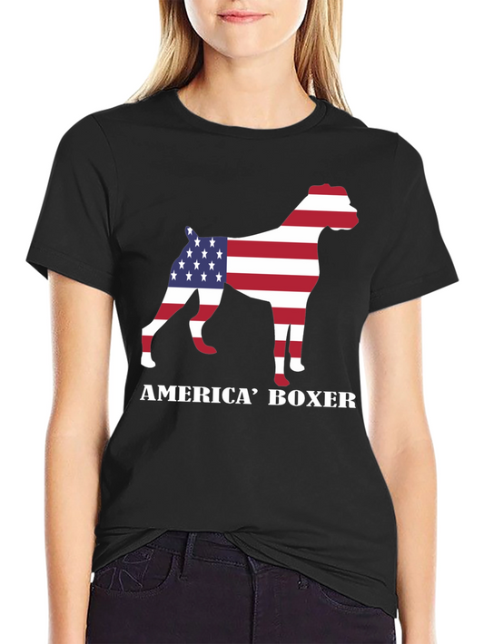 America Boxer Graphic T-Shirt