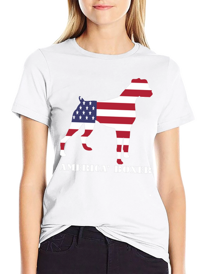 America Boxer Graphic T-Shirt