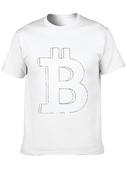 Bitcoin Logo Graphic Black T-Shirt