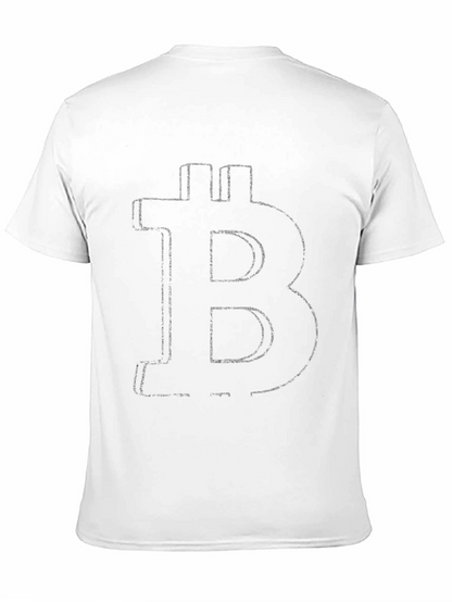Bitcoin Logo Graphic Black T-Shirt