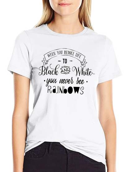 Black Rainbows Graphic T-Shirt