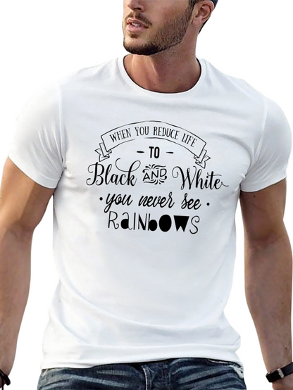 Black Rainbows Graphic T-Shirt