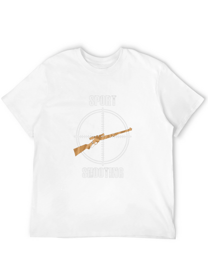 Sport Shooting T-Shirt - Hunting Rifle Design