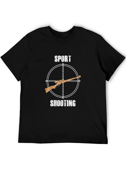 Sport Shooting T-Shirt - Hunting Rifle Design