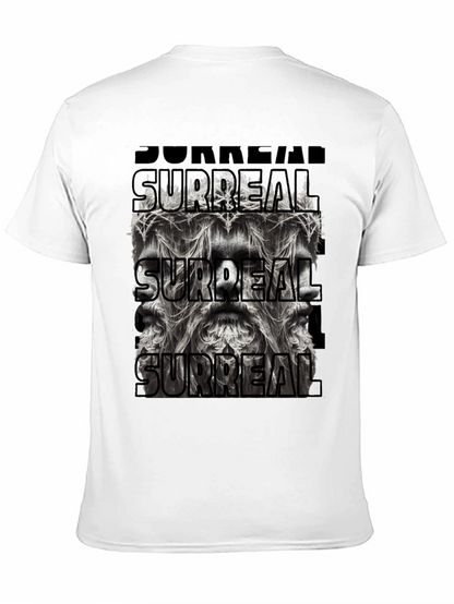 Surreal Graphic Print Black T-Shirt