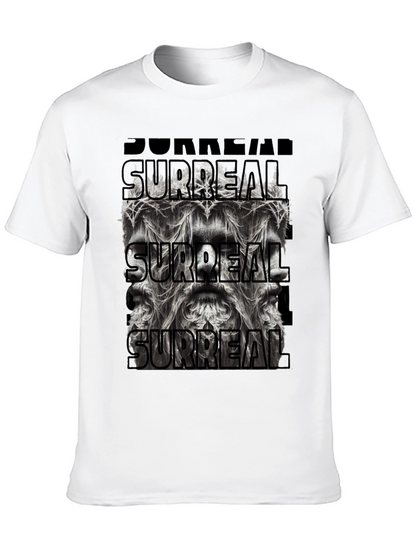 Surreal Graphic Print Black T-Shirt