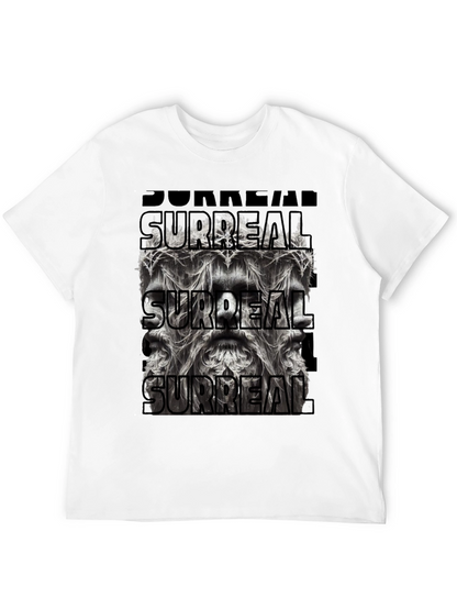 Surreal Graphic Print Black T-Shirt
