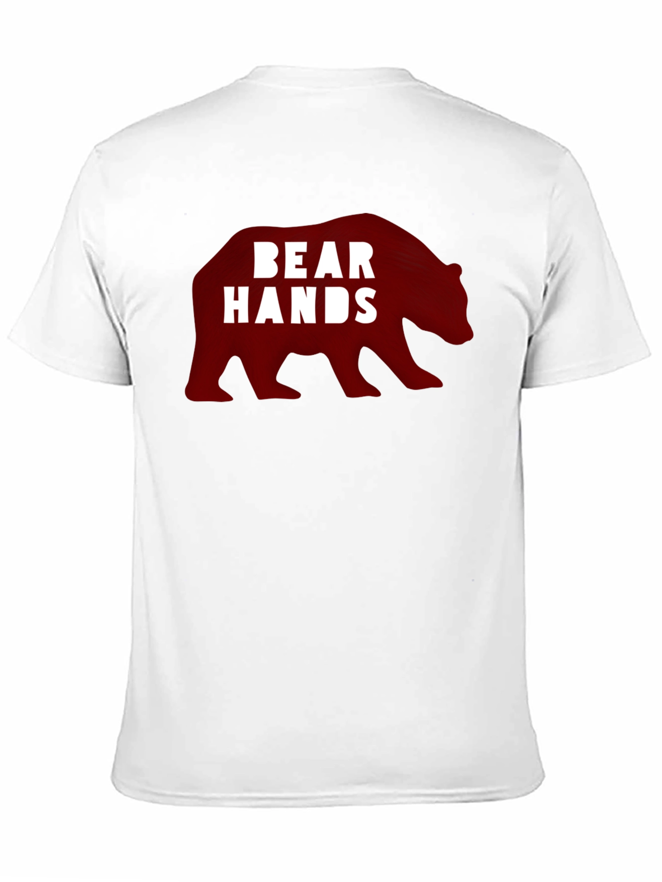Bear Hands Graphic Black T-Shirt