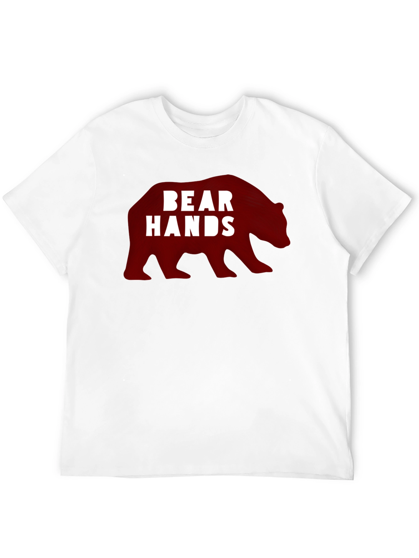 Bear Hands Graphic Black T-Shirt