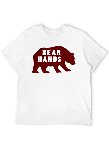 Bear Hands Graphic Black T-Shirt