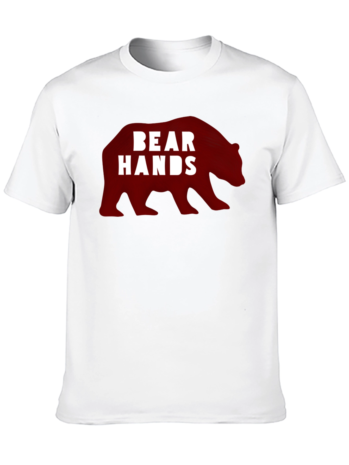 Bear Hands Graphic Black T-Shirt