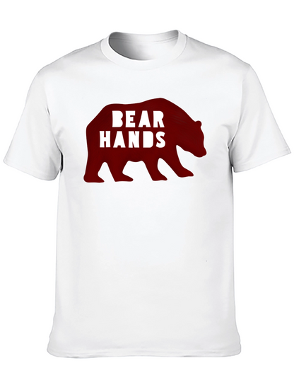 Bear Hands Graphic Black T-Shirt