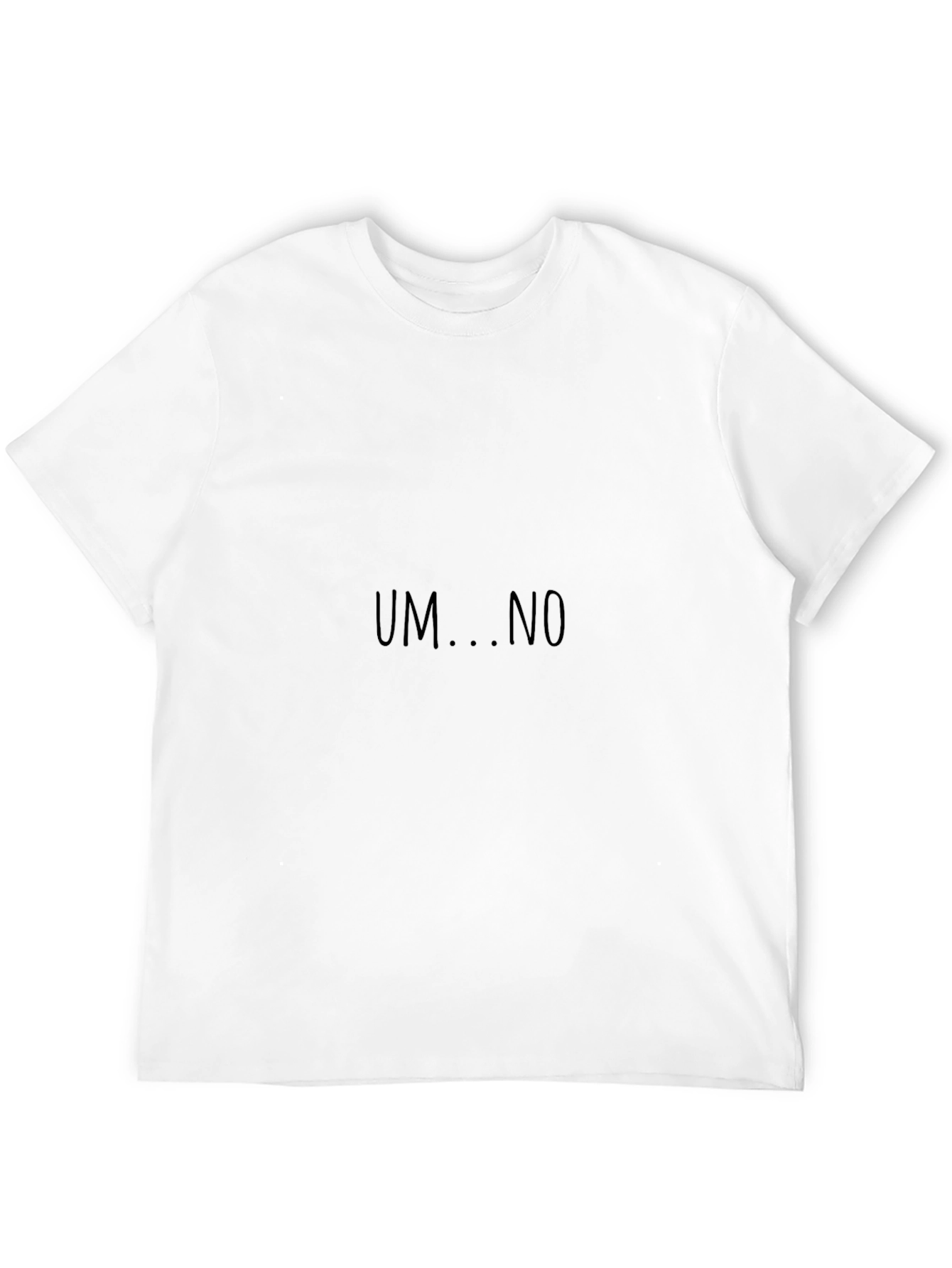 Um...No Sarcastic Graphic Tee - Black