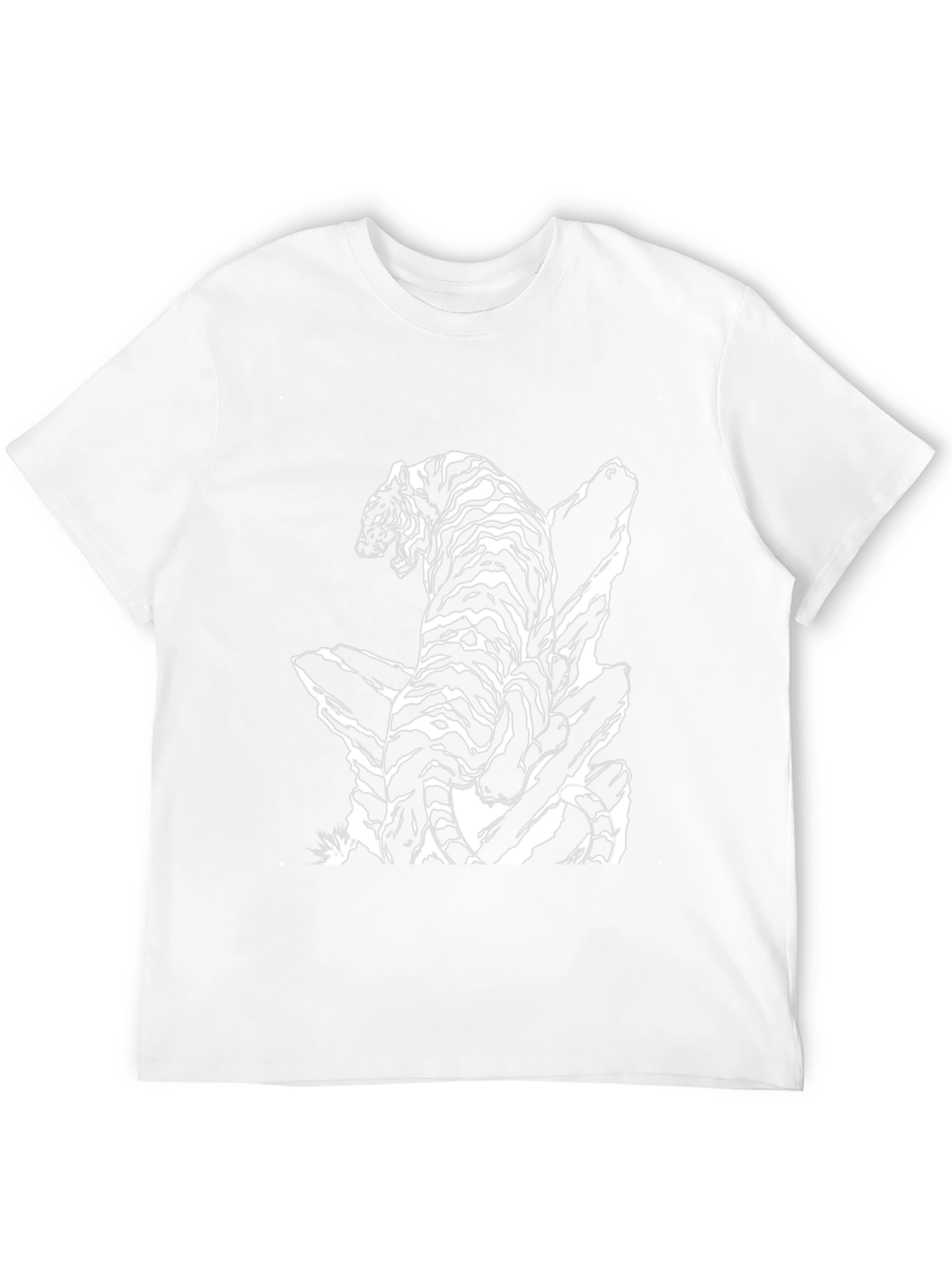 Striking Tiger Graphic Tee - Black