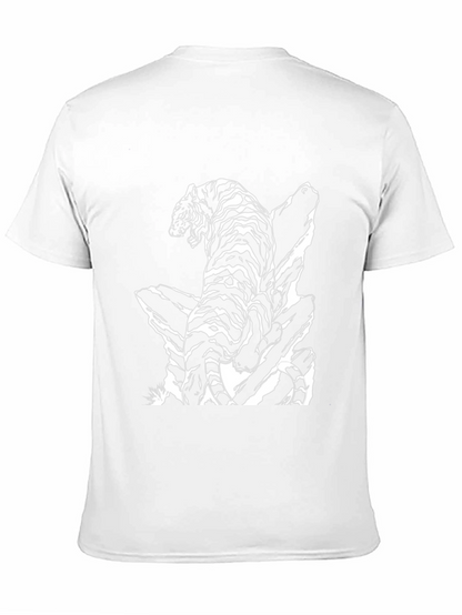 Striking Tiger Graphic Tee - Black