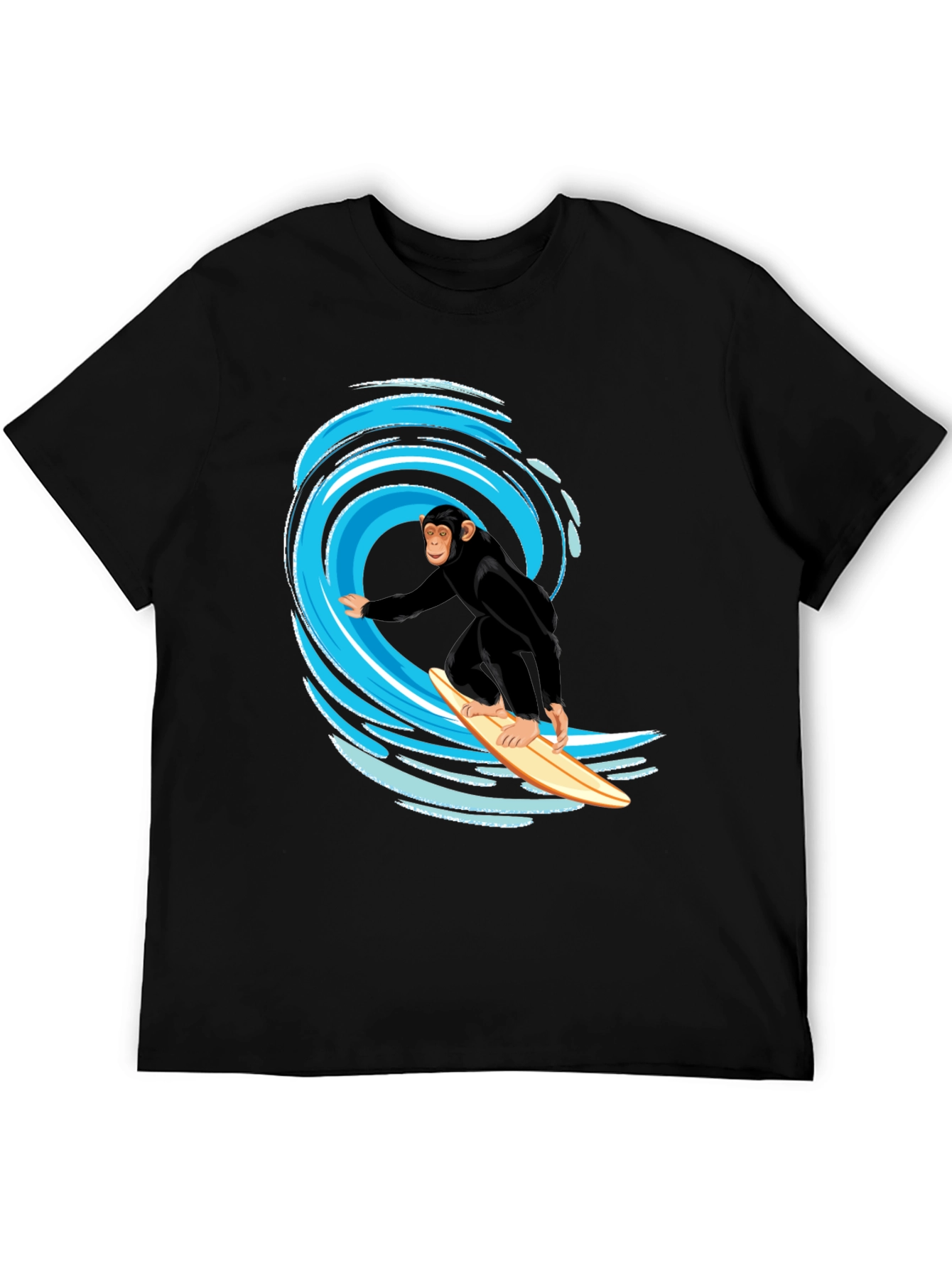 Surfing Monkey Graphic T-Shirt