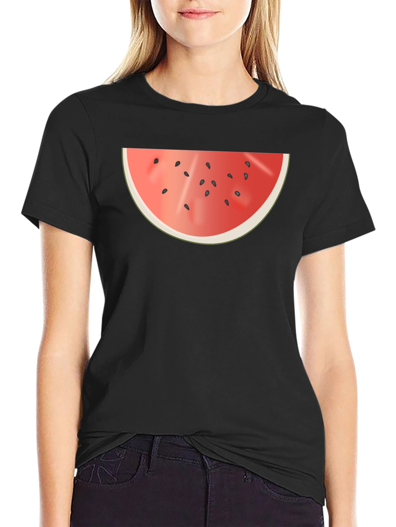Watermelon Slice Graphic Tee - Summer Style