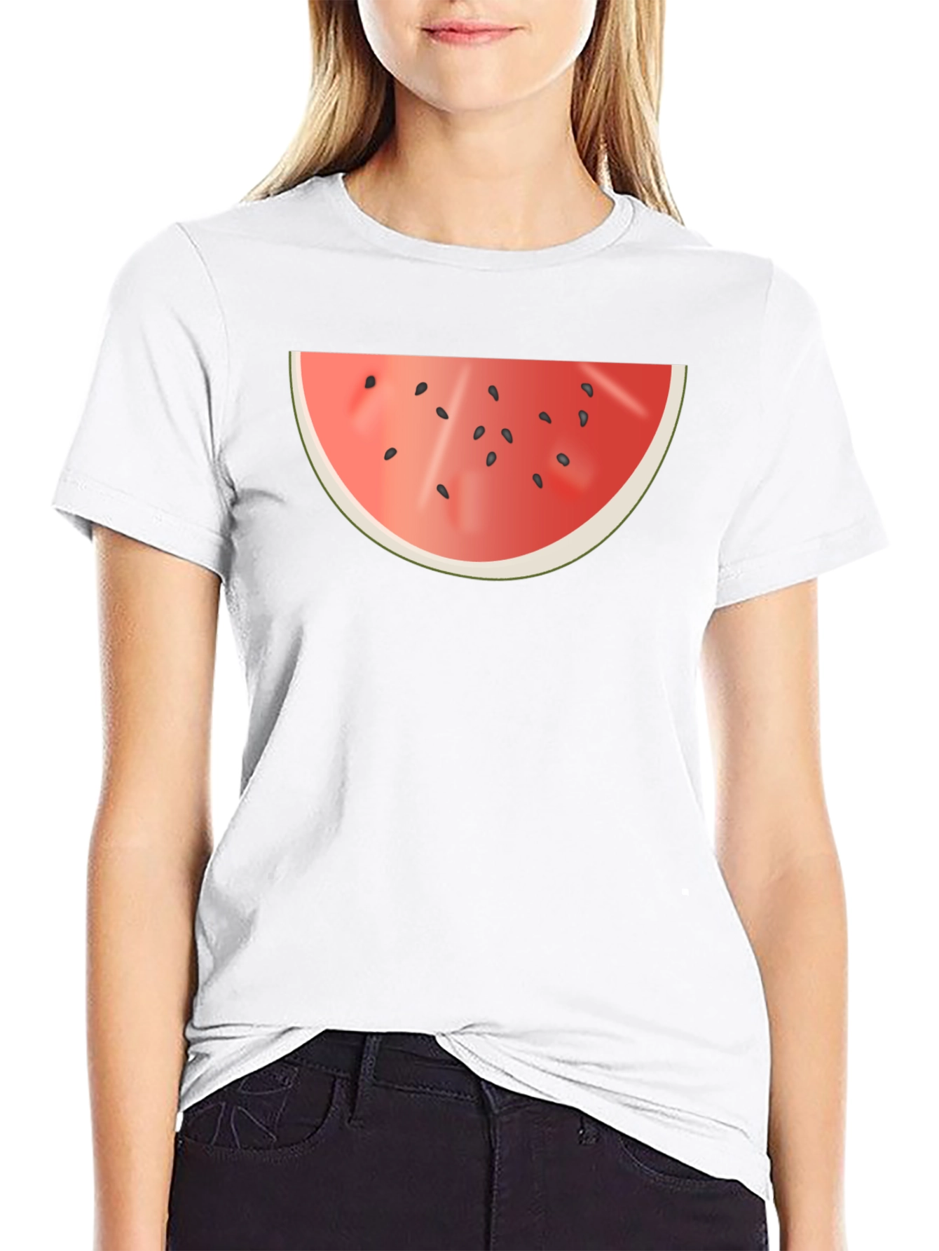 Watermelon Slice Graphic Tee - Summer Style
