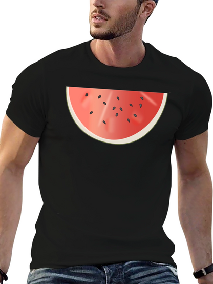 Watermelon Slice Graphic Tee - Summer Style