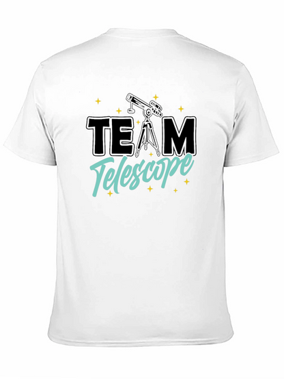 Team Telescope Graphic T-Shirt - Astronomy Lovers Tee