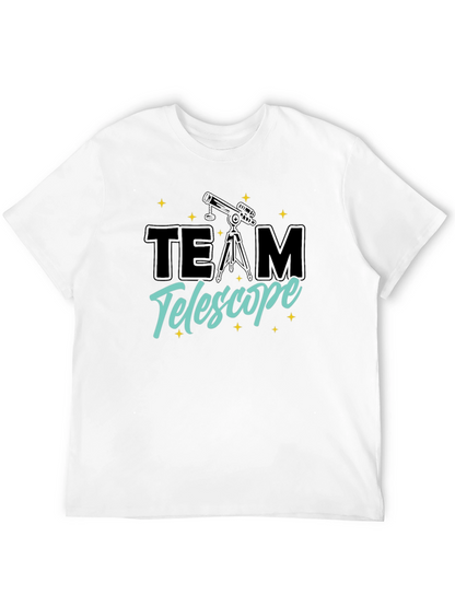 Team Telescope Graphic T-Shirt - Astronomy Lovers Tee