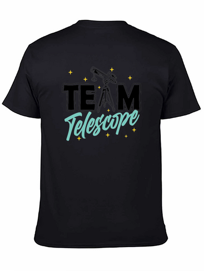 Team Telescope Graphic T-Shirt - Astronomy Lovers Tee