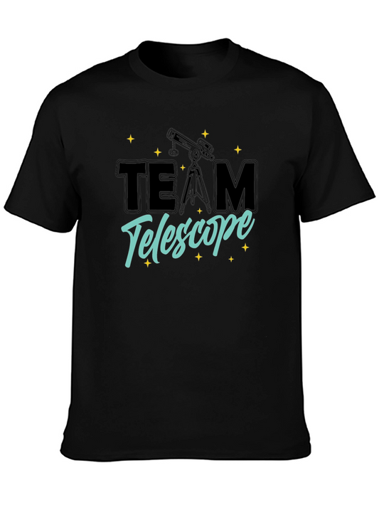 Team Telescope Graphic T-Shirt - Astronomy Lovers Tee