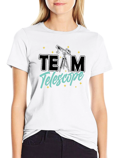 Team Telescope Graphic T-Shirt - Astronomy Lovers Tee