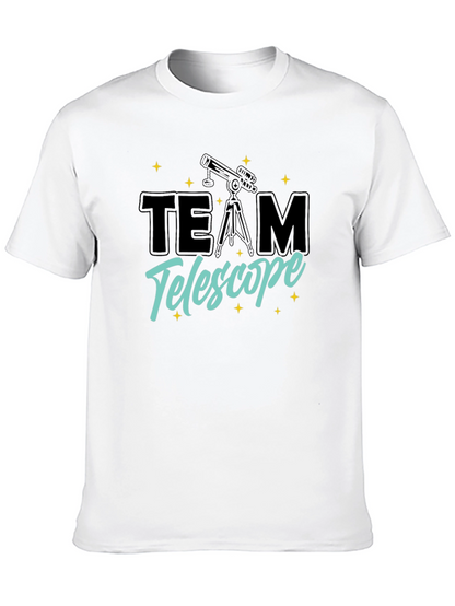Team Telescope Graphic T-Shirt - Astronomy Lovers Tee