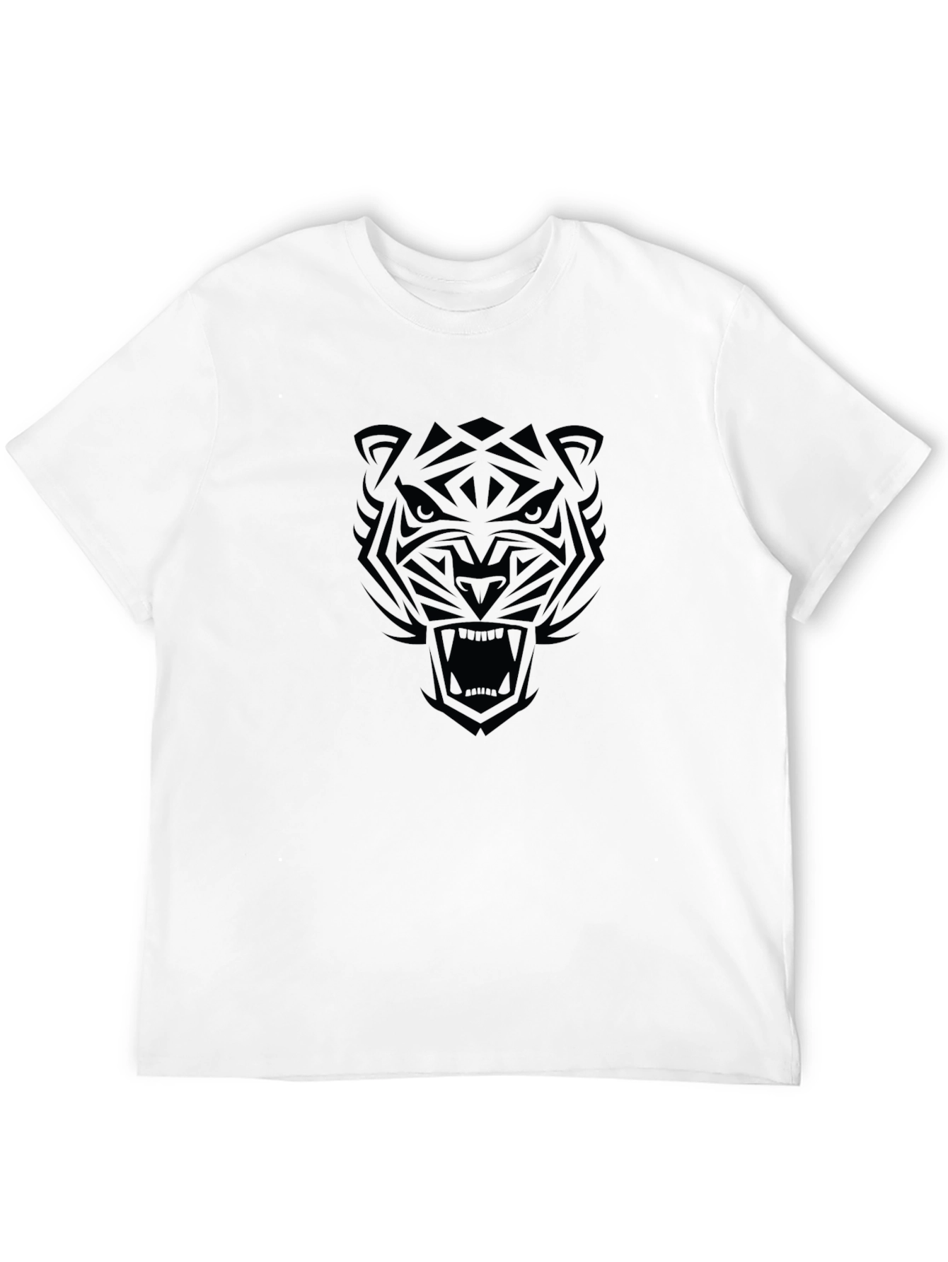 Black Tiger Graphic Tee - Stylish Mens T-Shirt