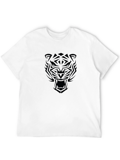 Black Tiger Graphic Tee - Stylish Mens T-Shirt