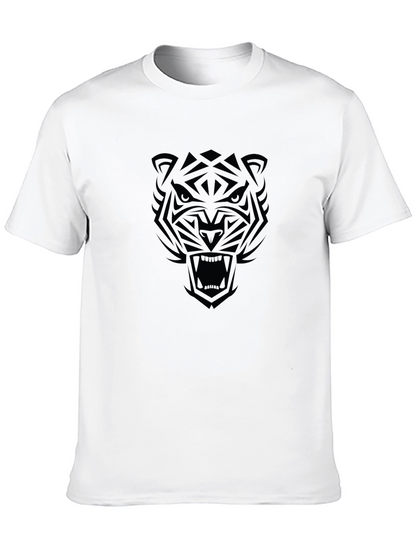 Black Tiger Graphic Tee - Stylish Mens T-Shirt