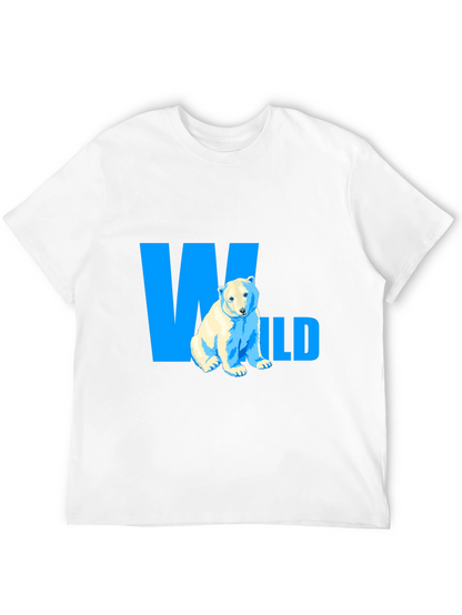 Wild Polar Bear Graphic Tee
