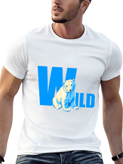 Wild Polar Bear Graphic Tee