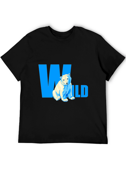 Wild Polar Bear Graphic Tee