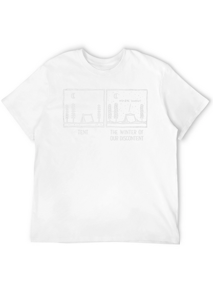 Winter Discontent Tent Graphic T-Shirt - Black