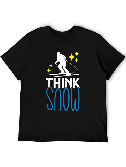 Think Snow Ski T-Shirt - Winter Apparel
