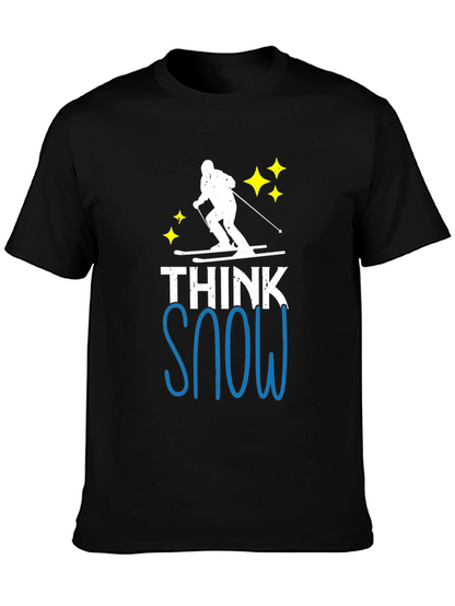 Think Snow Ski T-Shirt - Winter Apparel